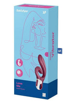 Load image into Gallery viewer, Satisfyer Love Me Rechargeable Silicone Rabbit Vibrator - Red
