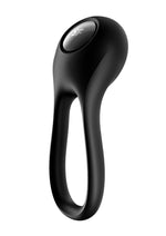 Load image into Gallery viewer, Satisfyer Majestic Duo Silicone Vibrating Cock and Ball Ring - Blue
