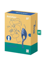 Load image into Gallery viewer, Satisfyer Men Swordsman Silicone Cock Ring - Blue
