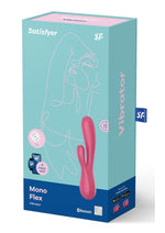 Load image into Gallery viewer, Satisfyer Mono Flex Rechargeable Silicone Rabbit Vibrator - Red
