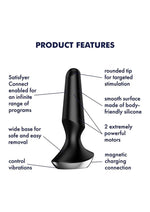 Load image into Gallery viewer, Satisfyer Plug-Ilicious 2 Silicone Vibrating Anal Plug
