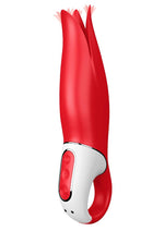 Load image into Gallery viewer, Satisfyer Power Flower Vibrator - G-Spot and Clitoris Stimulator Waterproof - Red
