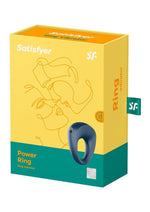 Load image into Gallery viewer, Satisfyer Power Ring Silicone Magnetic Recharge USB Couples Cockring Waterproof - Blue

