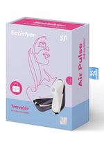 Load image into Gallery viewer, Satisfyer Pro Traveler USB Rechargeable Silicone Clitoral Stimulater Waterproof - Purple
