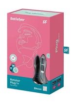 Load image into Gallery viewer, Satisfyer Rotator Plug 1+ Silicone Vibrating Anal Stimulator - Black
