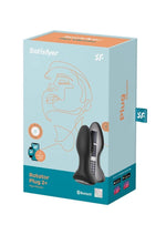 Load image into Gallery viewer, Satisfyer Rotator Plug 2+ Silicone Vibrating Double Anal Stimulator - Black
