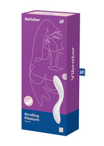Load image into Gallery viewer, Satisfyer Rrrolling Pleasure Rechargeable Silicone Vibrator - White
