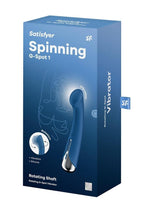 Load image into Gallery viewer, Satisfyer Spinning G-Spot 1 Rechargeable Silicone Vibrator - Blue
