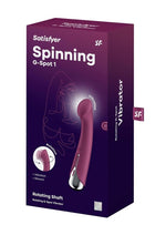 Load image into Gallery viewer, Satisfyer Spinning G-Spot 1 Rechargeable Silicone Vibrator - Red

