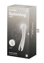 Load image into Gallery viewer, Satisfyer Spinning Vibe 1 Rechargeable Silicone Rotating G-Spot Vibrator - Beige/Tan
