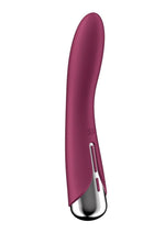 Load image into Gallery viewer, Satisfyer Spinning Vibe 1 Rechargeable Silicone Rotating G-Spot Vibrator - Red
