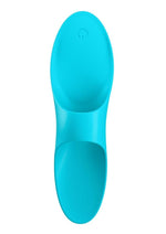 Load image into Gallery viewer, Satisfyer Teaser Rechargeable Silicone Finger Vibrator - Blue
