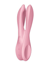 Load image into Gallery viewer, Satisfyer Threesome 1 Rechargeable Silicone Vibrator - Pink
