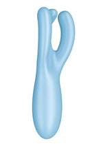 Load image into Gallery viewer, Satisfyer Threesome 4 Rechargeable Silicone Vibrator
