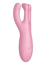 Load image into Gallery viewer, Satisfyer Threesome 4 Rechargeable Silicone Vibrator
