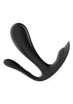 Load image into Gallery viewer, Satisfyer Top Secret+ Connect App Rechargeable Silicone Wearable Vibrator - Black
