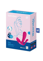 Load image into Gallery viewer, Satisfyer Top Secret+ Connect App Rechargeable Silicone Wearable Vibrator - Pink
