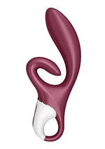 Load image into Gallery viewer, Satisfyer Touch Me Rechargeable Silicone Rabbit Vibrator - Red
