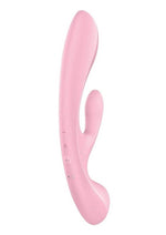 Load image into Gallery viewer, Satisfyer Triple Oh Rechargeable Silicone Dual Stimulating Vibrator
