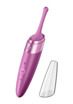 Load image into Gallery viewer, Satisfyer Twirling Delight Rechargeable Stimulator - Berry/Purple
