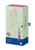 Load image into Gallery viewer, Satisfyer Twirling Delight Rechargeable Stimulator - Berry/Purple
