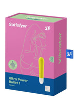 Load image into Gallery viewer, Satisfyer Ultra Power Bullet 1 Rechargeable Silicone Bullet Vibrator - Yellow
