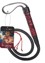 Load image into Gallery viewer, Scandal Bull Whip - Black/Red
