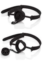 Load image into Gallery viewer, Scandal Silicone Stopper Gag - Black
