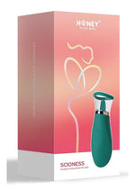 Load image into Gallery viewer, Scioness Sucking and Licking Rechargeable Silicone Clitoral Stimulator - Green