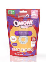 Load image into Gallery viewer, Screaming O 4t O Wow Vibrating Ring - Grape/Purple
