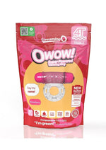 Load image into Gallery viewer, Screaming O 4t O Wow Vibrating Ring - Red/Strawberry
