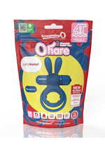Load image into Gallery viewer, Screaming O 4t Ohare Vibrating Cock Ring - Blue/Blueberry
