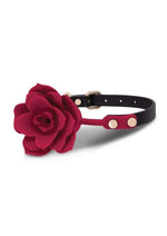 Load image into Gallery viewer, Secret Kisses Rosegasm Bloom Silicone Mouth Gag - Red

