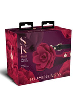 Load image into Gallery viewer, Secret Kisses Rosegasm Bloom Silicone Mouth Gag - Red
