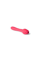 Load image into Gallery viewer, Secret Kisses Rosegasm Twosome Rechargeable Silicone Dual End Vibrator with Clitoral Stimulator
