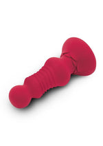 Load image into Gallery viewer, Secret Kisses Remote Control Thrusting Rechargeable Silicone Rosebud Buttplug
