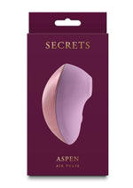 Load image into Gallery viewer, Secrets Aspen Rechargeable Silicone Clitoral Stimulator - Lavender/Purple