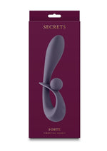 Load image into Gallery viewer, Secrets Forte Rechargeable Silicone Rabbit Vibrator - Purple
