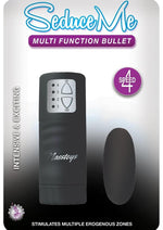 Load image into Gallery viewer, Seduce Me Multi Function Bullet with Remote Control - Black
