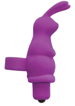 Load image into Gallery viewer, Seduce Me Rabbit Clit Teaser Silicone Finger Massager - Purple
