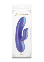 Load image into Gallery viewer, Seduction Angel Rechargeable Silicone Rabbit Vibrator - Purple
