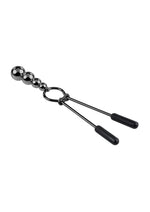 Load image into Gallery viewer, Selopa Beaded Nipple Clamps - Black Chrome
