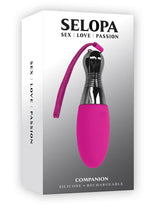 Load image into Gallery viewer, Selopa Companion Rechargeable Silicone Egg - Pink
