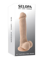 Load image into Gallery viewer, Selopa Natural Feel Dildo - Vanilla - 6.5in
