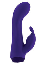 Load image into Gallery viewer, Selopa Plum Job Rechargeable Silicone Rabbit Vibrator - Purple

