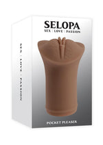 Load image into Gallery viewer, Selopa Pocket Pleaser Pussy Stroker - Chocolate
