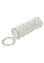 Load image into Gallery viewer, Sensation Enhancer Penis Sleeve with Scrotum Support - Clear

