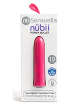 Load image into Gallery viewer, Sensuelle Nubii 15 Function Rechargeable Bullet Vibrator - Blush - Pink
