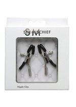 Load image into Gallery viewer, Sex and Mischief Adjustable Nipple Clips - Metal
