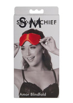 Load image into Gallery viewer, Sex and Mischief Amor Blindfold - Red

